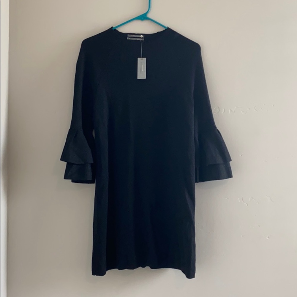 Bell Sleeve Sweater Dress